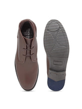 Load image into Gallery viewer, Teakwood Men Genuine Leather Mid top Derby Shoes