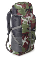 Load image into Gallery viewer, Unisex Grey & Green Camouflage Large Rucksack- 75 L
