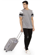 Load image into Gallery viewer, Teakwood Unisex Silver Trolley Bag - Small