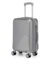 Load image into Gallery viewer, Teakwood Unisex Silver Trolley Bag - Small