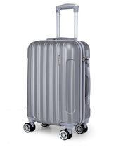 Load image into Gallery viewer, Teakwood Unisex Silver Trolley Bag - Small
