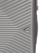 Load image into Gallery viewer, Teakwood Unisex Silver Trolley Bag - Small