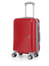 Load image into Gallery viewer, Teakwood Unisex Red Trolley Bag - Small