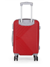 Load image into Gallery viewer, Teakwood Unisex Red Trolley Bag - Small