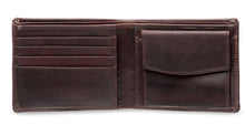 Load image into Gallery viewer, Teakwood Genuine Leather Men Brown Solid Two Fold Wallet