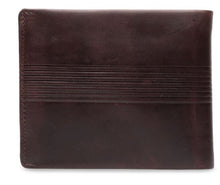 Load image into Gallery viewer, Teakwood Genuine Leather Men Brown Solid Two Fold Wallet