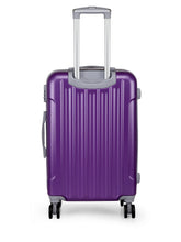 Load image into Gallery viewer, Teakwood Unisex Purple Trolley Bag - Large