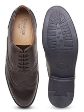 Load image into Gallery viewer, Teakwood Genuine Leather Brown Oxford Shoes
