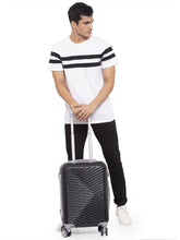 Load image into Gallery viewer, Teakwood Unisex Black Trolley Bag - Small