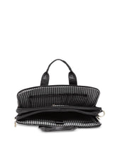 Load image into Gallery viewer, Teakwood Genuine Leather Laptop Bag - Black