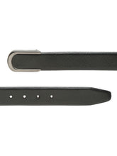 Load image into Gallery viewer, Men Black Textured Leather Belt