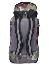 Load image into Gallery viewer, Unisex Green& Black Camouflage Large Rucksack- 75 L