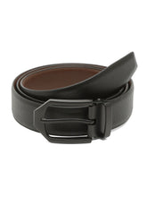 Load image into Gallery viewer, Teakwood Genuine Leather Black Belt