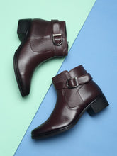 Load image into Gallery viewer, Teakwood Genuine Leather Cherry Women's Boots
