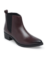 Load image into Gallery viewer, Teakwood Genuine Leather Cherry Women's Boots