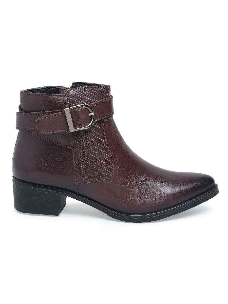 Cherry Floral Pattern Print Men Women Leather Boots