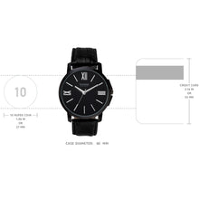 Load image into Gallery viewer, Teakwood Leather Black Men's Analog Watch
