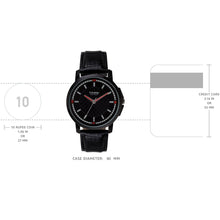 Load image into Gallery viewer, Teakwood Leather Black Men's Analog Watch