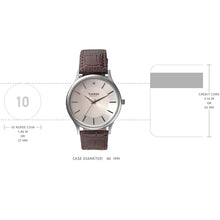 Load image into Gallery viewer, Teakwood leather Silver Men Analog Watch