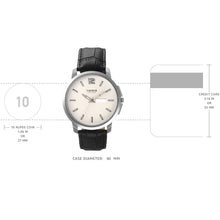 Load image into Gallery viewer, Teakwood leather Silver Men Analog Watch