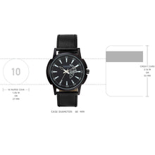 Load image into Gallery viewer, Teakwood Leather Black Men's Analog Watch