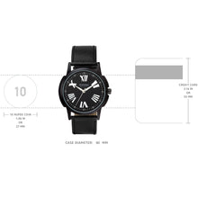Load image into Gallery viewer, Teakwood Leather Black Men's Analog Watch