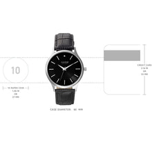 Load image into Gallery viewer, Teakwood leather Silver Men Analog Watch