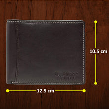 Load image into Gallery viewer, Teakwood Men Genuine Leather Bi Fold Wallet (Brown)