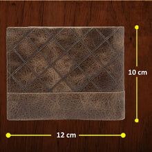 Load image into Gallery viewer, Teakwood Men RFID Blocking Textured Bifold Wallet