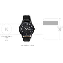 Load image into Gallery viewer, Teakwood Leather Black Men's Analog Watch