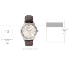 Load image into Gallery viewer, Teakwood leather Silver Men Analog Watch