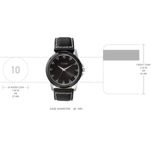 Load image into Gallery viewer, Teakwood leather Black Men Analog Watch