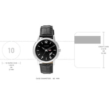Load image into Gallery viewer, Teakwood leather Silver Men Analog Watch