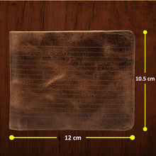 Load image into Gallery viewer, Teakwood Men RFID Blocking Textured Bifold Wallet