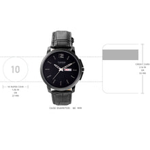 Load image into Gallery viewer, Teakwood leather Black Men Analog Watch
