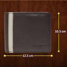 Load image into Gallery viewer, Teakwood Men Genuine Leather Bi Fold Wallet (Brown)