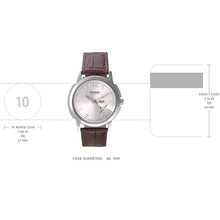 Load image into Gallery viewer, Teakwood leather Silver Men Analog Watch