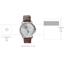 Load image into Gallery viewer, Teakwood leather Silver Men Analog Watch