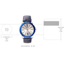 Load image into Gallery viewer, Teakwood leather Blue Men Analog Watch
