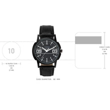 Load image into Gallery viewer, Teakwood Leather Black Men's Analog Watch