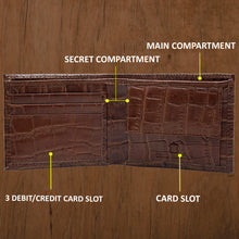 Load image into Gallery viewer, Teakwood Unisex Genuine Leather Wallet