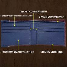 Load image into Gallery viewer, Teakwood Unisex Genuine Leather Wallet