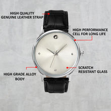 Load image into Gallery viewer, Teakwood Leather Black Men's Analog Watch