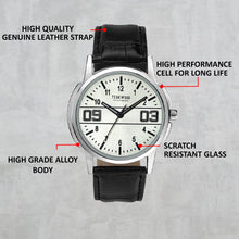 Load image into Gallery viewer, Teakwood Leather Black Men's Analog Watch