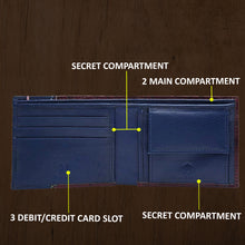 Load image into Gallery viewer, Teakwood Unisex Genuine Leather Wallet