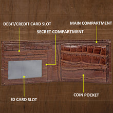 Load image into Gallery viewer, Teakwood Unisex Genuine Leather Wallet