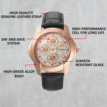 Load image into Gallery viewer, Teakwood Leather Off White Men's Analog Watch