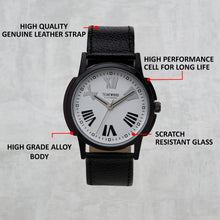 Load image into Gallery viewer, Teakwood Leather Black Men's Analog Watch