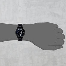 Load image into Gallery viewer, Teakwood Leather Black Men's Analog Watch