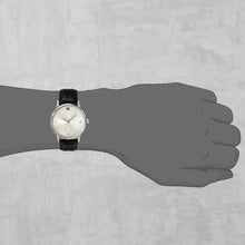 Load image into Gallery viewer, Teakwood Leather Black Men's Analog Watch